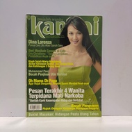 MAJALAH KARTINI COVER DINA LORENZA 2004