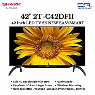 tv sharp 42 inch full hd smart tv 2t-c42df1i 42df1i new 2022 42df1i - baut bracket