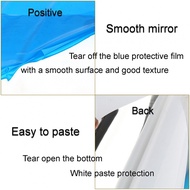 DIY Mirror Wall Sticker Self Adhesive Mirror Sheets Easy to Use for Home Decor