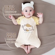 ️ [Cloud Feeling · Babe Shop] ️ 59-90cmA Type Cotton Cartoon Pattern Baby Summer Style Lyocell Short