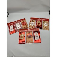 CHRISTMAS 3D Money Holder Card 3’s with Envelope ( 2 sets )