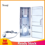 Portable USB Mini Fridge Dual-Use ABS Mini Heating Cooling Refrigerator Drink Cooler for Office