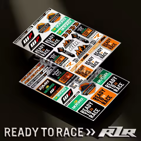 Motorcycle Reflective Stickers Motocross Fairing Helmet Bike Decal Accessories For 250/390 Duke RC20