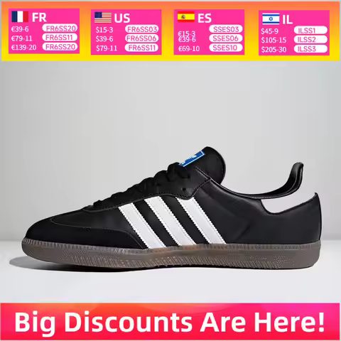 adidas Originals SAMBA OG Unisex Skate Shoes Iconic Design, Cushioned Comfort for Casual & Skate Wea