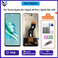 【QuickScreen】Original For Tecno Spark 20 / Tecno Spark 20 Pro / Tecno Spark 20c LCD+ Kit Alat Percum