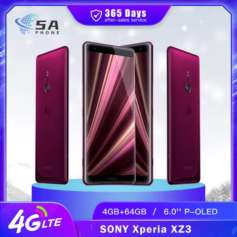 Original Sony Xperia XZ3 SO-01L H8416 H9493 4G Mobile Phone NFC 4GB+64GB 19MP+13MP 6.0" P-OLED Octa