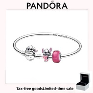 PANDORA Accessories (With Box) High Quality Luxury Holiday Love Gift  Lilo and Stitch Aloha Happy Bi