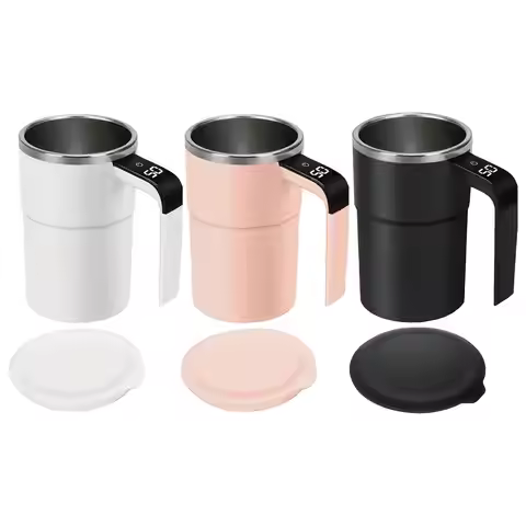 Stirring Mug 380ml Water Automatic Mixing Drinkware Automatic Mixing Coffee Mug for Women Men Cocoa