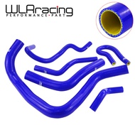 WLR - Blue & yellow  6PCS Silicone Radiator Hose kit With PQY Logo For HONDA CIVIC DOHC Type R DC2 E