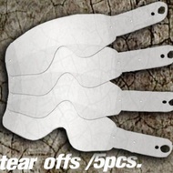 แผ่นฟิล์มเลนส์แว่นตาMotocross RHEX MX GOGGLES ((1ชุด)มี10แผ่น))