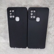 CASE Samsung A21S Pro Camera Casing A21 Silicone Full Black