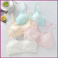 YT4 (8-16)Years Lightweight Baby Bra Includ Sponge Pad Girls Underwear Bralette Kids Training Bra MO