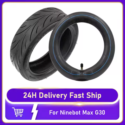 60/70-6.5 Wear-Resistant Pneumatic Tyre For Ninebot Max G30 Electric Scooter 10x2/2.125 10 Inch Anti