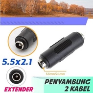 2.1mm Dc Jack Connection Power Cable Connector Male Socket Adapter 5.5 x 2.1mm BA-43N