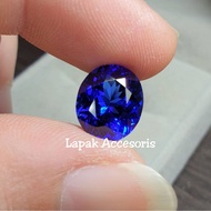 Batu Permata Natural Tanzanite Oval Mix Cutting Briliant Top Color Super Mewah Berkelas Original
