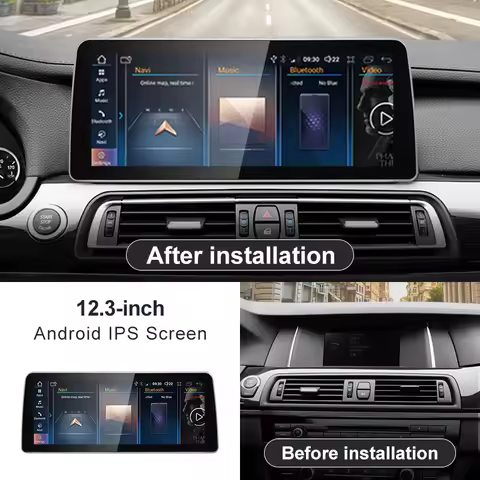 STWEI New ID6 ID7 ID8 UI 12.3inc Android System Wireless Carplay AUTO For BMW 7Series F01 F02 CIC NB
