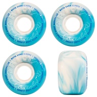 SkateHaus Ricta Clouds Blue Swirl 54mm 78a Skateboard Wheels