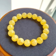 天然白花蜜蠟設計單圈手串