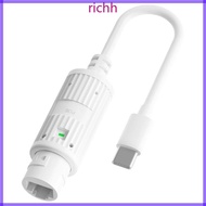 Richh Efficiency POE to Type C Adapter 48V to 5V 2 4A Type C Output for Home