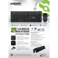 G-110 2.4G WIRELESS KEYBOARD WITH MOUSE COMBO