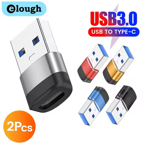 Elough 10A USB 3.0 To Type C Adapter USB Male To USB C Female Converter Fast Charging Adapter For ip