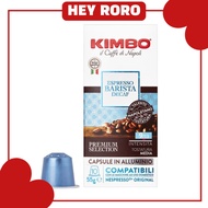 [KIMBO] Espresso Barista Decaf Aluminium Coffee Capsules