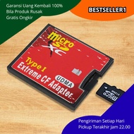 Micro SD to Compact Flash CF Adapter – Type I SDHC SDC 3.0 Memory Card Converter – Supports 128GB to