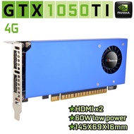 SRhonyra GTX1050TI / 1050/1030 / RX550 2HDMI 4G การ์ดกราฟิกโปรไฟล์ต่ำ EDID ฟังก์ชันสำหรับการฉายภาพ /