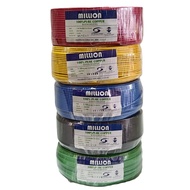 MILLION Pvc Cable Single 1.5mm 100% PURE COPPER SIRIM Approved