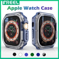 Armor Case for Apple Watch Ultra 49MM case series 8 7 45mm 41mm Series se 6 5 4 44mm 40mm Frame Protective Bumper Cover for iwatch case