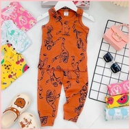 Printed Boy Terno Sando & Jogger Pants w/ Buttons "B" (1-5y/o)