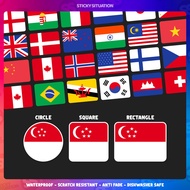 Country Flag Stickers | Sticker Pack