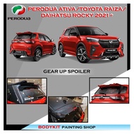 PERODUA Ativa &toyota raize & daihatsu rocky gear up oem abs spoiler BETONG BODYKIT