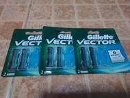 Gillette Vector ยิลเลตต์ เวคเตอร์ พลัส ใบมีดโกน