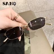 【Ready Stock】COD (San9)Small Frame Irregular Driving Metal Sunglasses UV400
