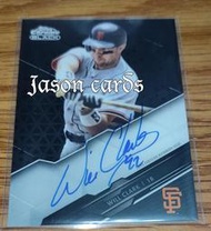 2020 Topps Chrome Black Autographs Will Clark