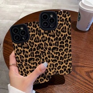 Suitable for Leopard Print Apple 15 Phone Case Apple 13p/iPhone14promax All-Inclusive 12/11 Silicone 6s/xr