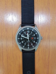 Seiko 5 sport SNZG15K1 Nylon Black Jam tangan Pria Original Automatic