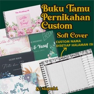 CUSTOM Wedding Guest Book Wedding Guest Book Soft Cover Guest