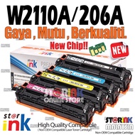 W2110A HP206A Compatible for HP 206A HP206X W2110X Color Laserjet Pro MFP M282nw M283fdw Pro M255dw 