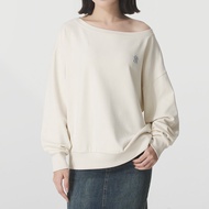 MLB | MLB เสื้อสเวตเตอร์คอวีทรงหลวมสไตล์ลำลองสำหรับผู้หญิง ฤดูใบไม้ผลิ 2025 เสื้อผ้ากีฬาลำลอง โลโก้ 