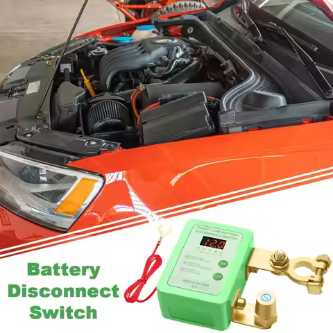 240A Kill 12V Remote Battery Disconnect With Led Voltage Display Automatic Power Shut Off For Auto H