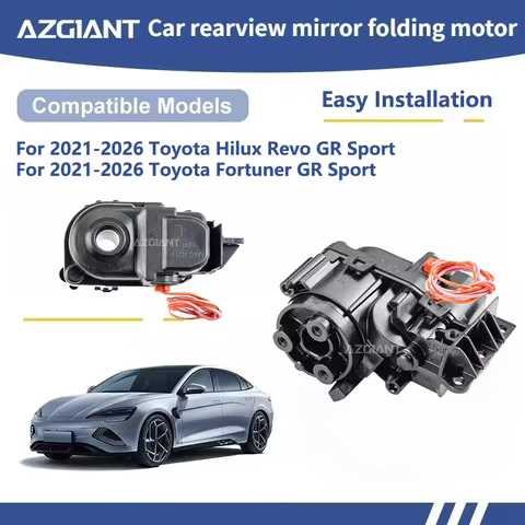 AZGIANT For Toyota Hilux Revo GR Sport / Fortuner GR Sport Car Wing Mirror Authentic Folding Motor P