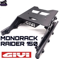 Tapak Monorack GIVI Rack Lipat SUZUKI RAIDER 150 100% CONDITION