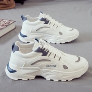 Men's solid color sports shoes Fashion leather sports shoes 39-44 casual sports men's shoes