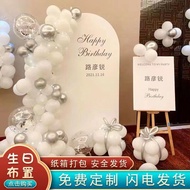 Decoration【节日布置】生日气球装饰场景布置成人轻奢简约风KT板网红氛围背景墙套餐成年