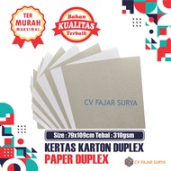 DUPLEX /KARTON DUPLEX/ KERTAS DUPLEX PLANO/ KARTON DUPLEX 310g