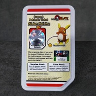 Malaysia Alolan Raichu Gaole Support Ticket / Card