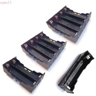 QQMALL Battery Box Black High Quality  Cases for 18650 Battery Storage Box ABS Battery Holder