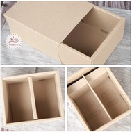 Drawer Type Muji Gray Card (Large) _ Empty Box And Lining Combination 2 In A Set 3a08-15804/3C01-658